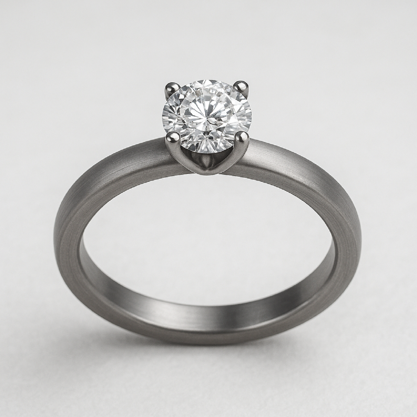 18k white gold  elegant diamond ring Photos & images