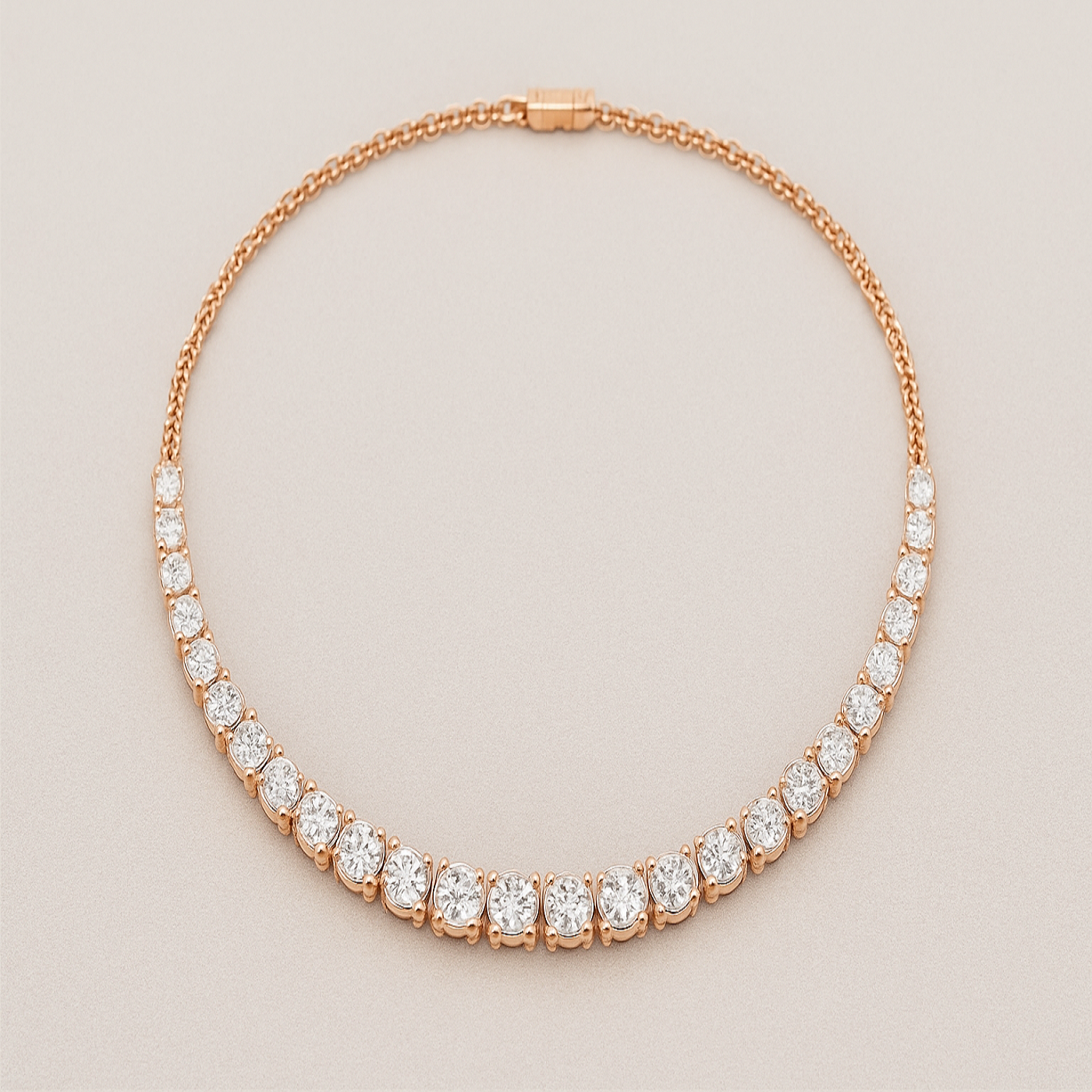 18k white gold  elegant diamond necklace Photos & images