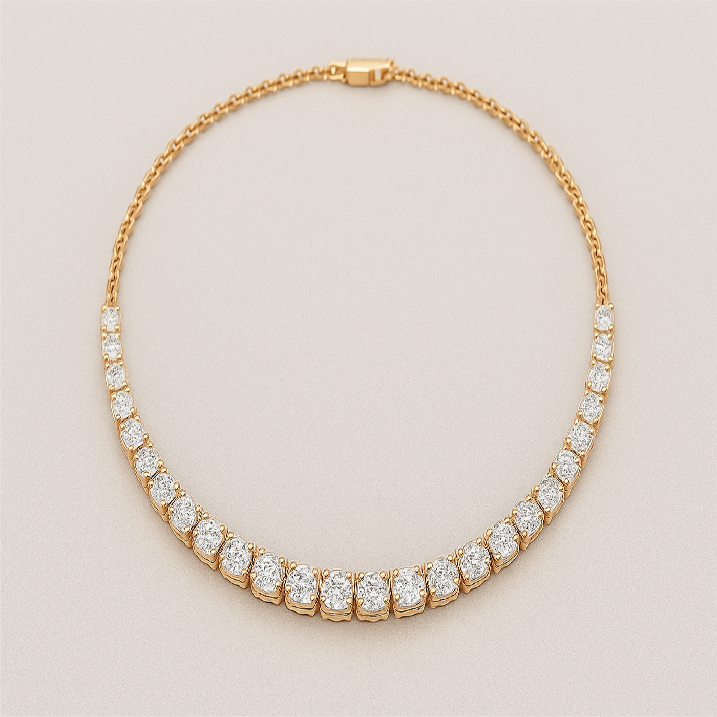 18k white gold  elegant diamond necklace Photos & images